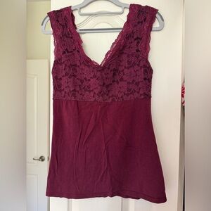 Express Lace tank top